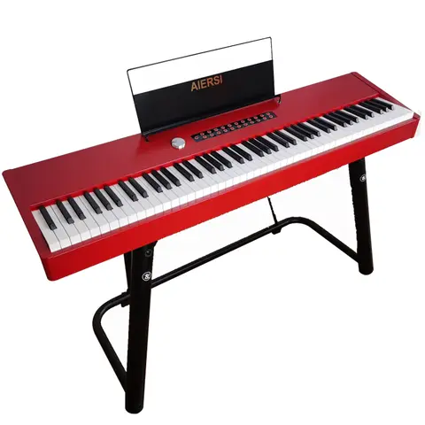 88 키 해머 액션 키보드 전자 피아노(USB/MIDI 듀얼 이어폰 기능 포함) 전자 오르간