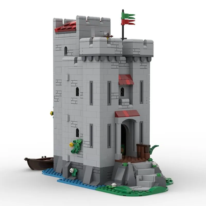 نموذج قلعة القرون الوسطى Moc قوالب بناء برج الغابات نموذج منزل كتل التكنولوجيا عيد الميلاد لتقوم بها بنفسك لعبة هدايا البناء #5