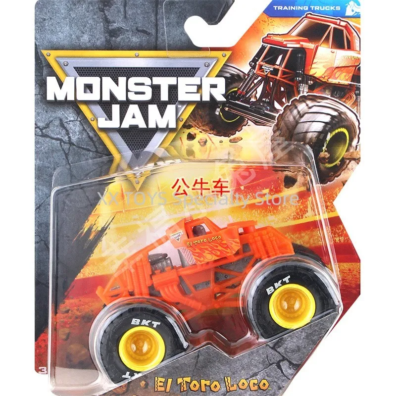 Monster Jam Monster Truck Schaal 1:64 Gegoten Voertuig Sparkle Smash Thunderroarus Monster Truck Jongens Off-Road Racing Collectible