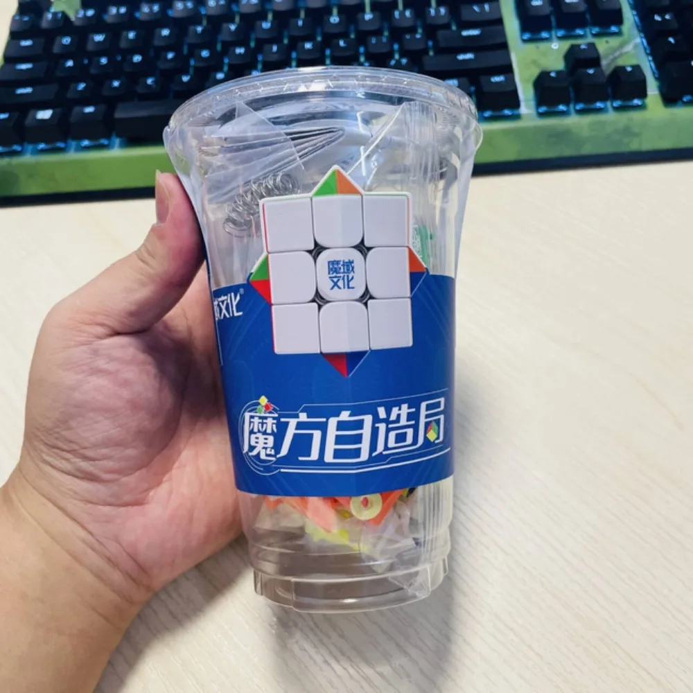 MoYu 3x3 Cube DIY Cup Assemble Cube 3x3x3 Cube Puzzle Toys for Kids