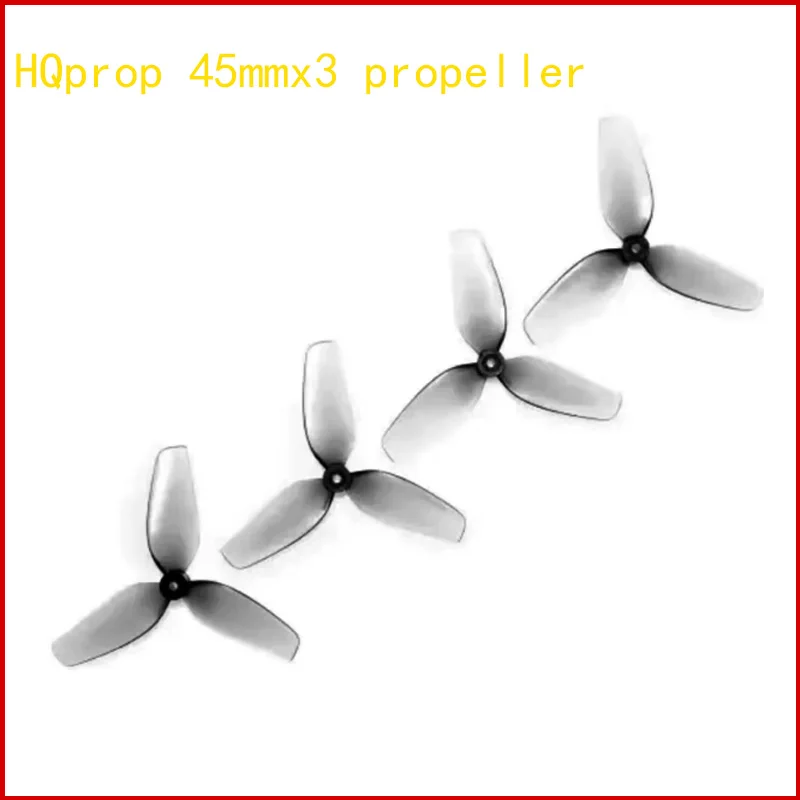 10 Paar HQDrop 45 mm 3-Blatt-Propeller mit 1,5 mm Wellenlöchern für FPV-Renndrohnen