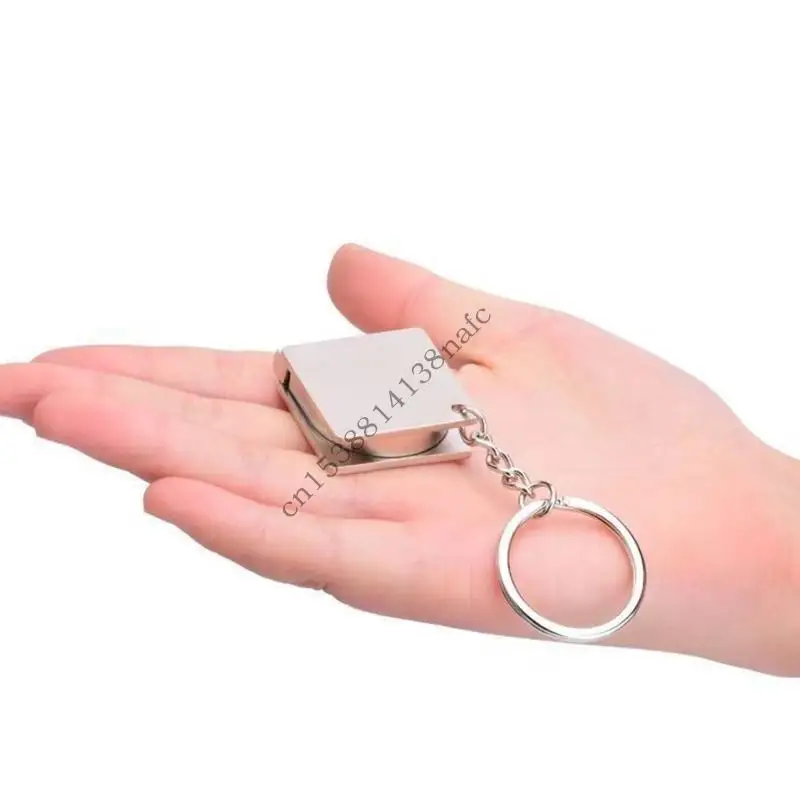 594F Compacts 130cm Keychain Tape Measure Strong Metal Construction Accurate Scale