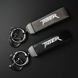 High-Grade Leather Motorcycle Keychain Holder Keyring for Triumph TIGER 800 XR XRX XRT XCX XCA XC 2015-2023 Accessories