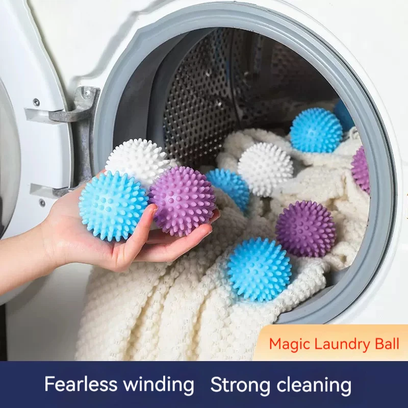 Drying Cleaning Ball Anti Winding Laundry Ball Laundry Household Washing Machine Clothes Softener Magic Reusable Laundry Ball