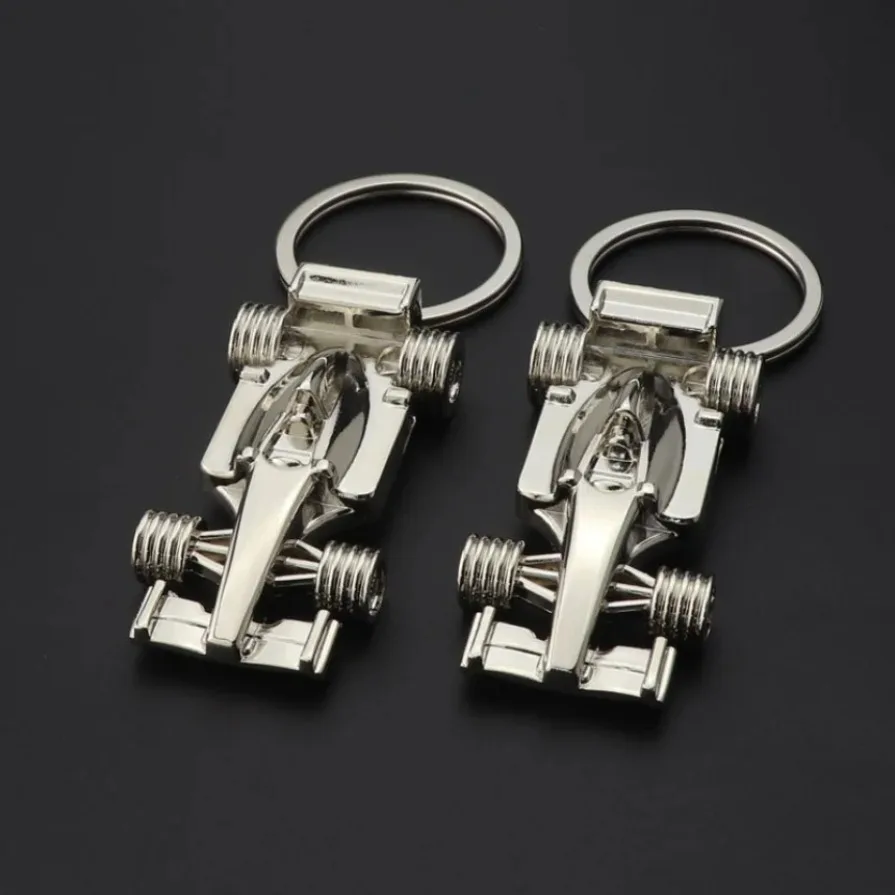 Fashion Formula 1 Racing Car Car Styling Keychain Keyring Key Chain Ring fit For VW Golf Renault Klod Skoda Octavia Ferrari 1pc