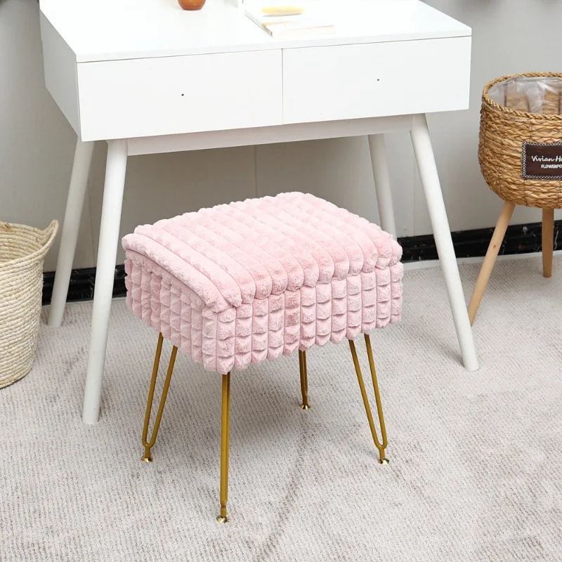

Internet celebrity dressing stool bedroom makeup chair girl high value dormitory ins style home strong durable thicker