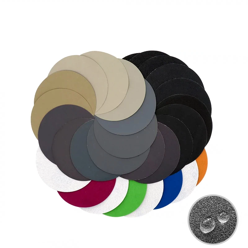 

1-100Pcs 5-inch 125mm Circular Sandpaper 60 -10000# Plush Backing Sandpaper Automotive Furniture Jade Polishing Dry/Wet Dual-Use