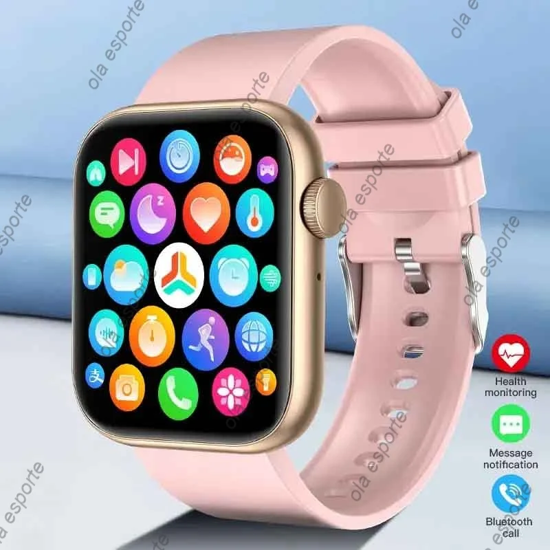 2024 Smart Watch For Women Full Touch Screen Bluetooth Call Waterproof Watches Sport Fitness Tracker Smartwatch Lady Reloj Mujer