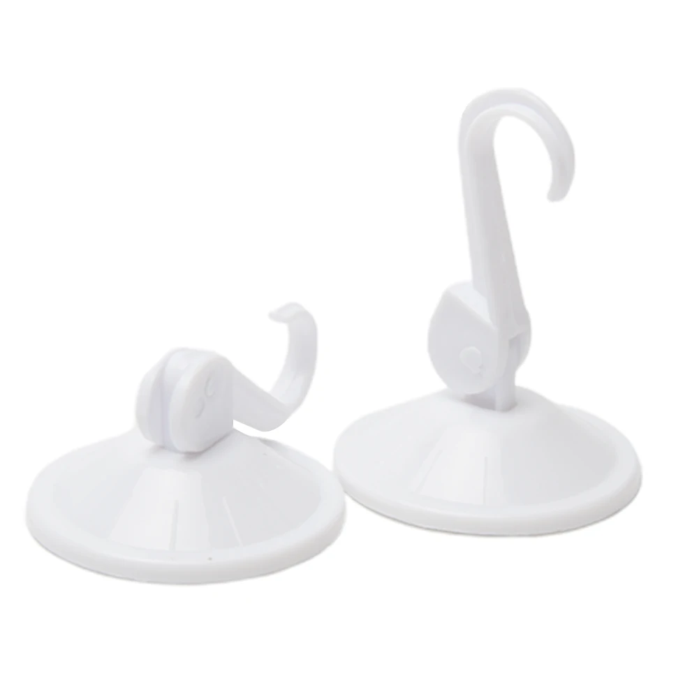 4Pcs Suction Cup Hooks Removable Vacuum Holder for Restroom Bathroom and Kitchen Towel Hanger Storage