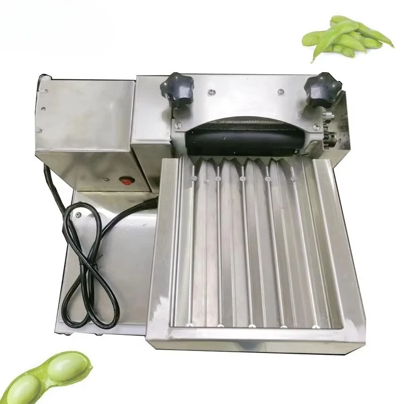 Automatic Fresh Edamame Sheller Small Commercial Edamame Hull Removing Machine