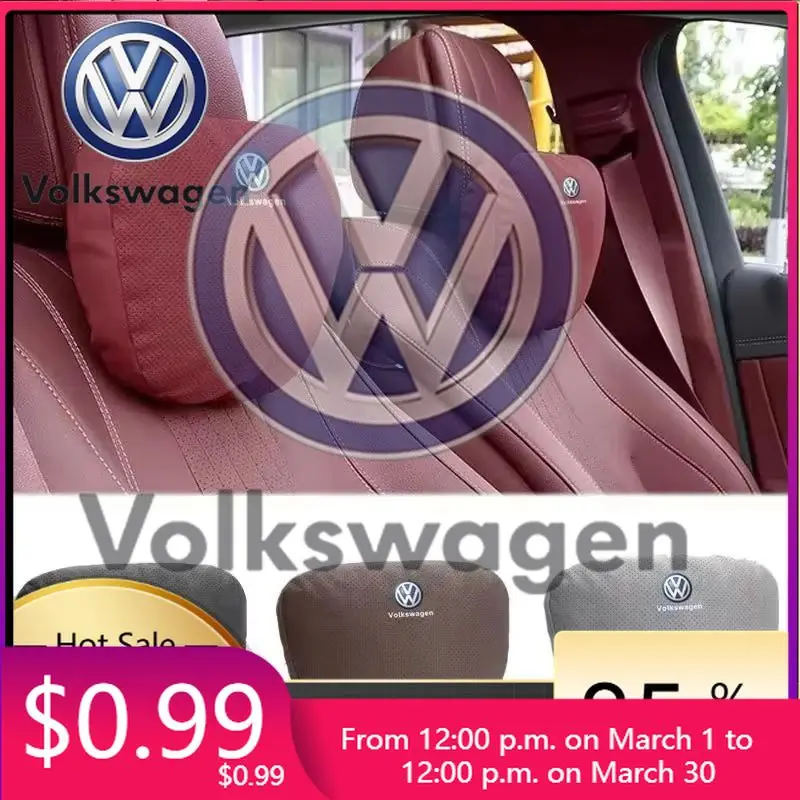 

Автомобильные аксессуары 2026: Новые стильные молдинги для VOLKSWAGEN VW, замшевая подушка-подголовник для шеи для Volkswagen Golf P