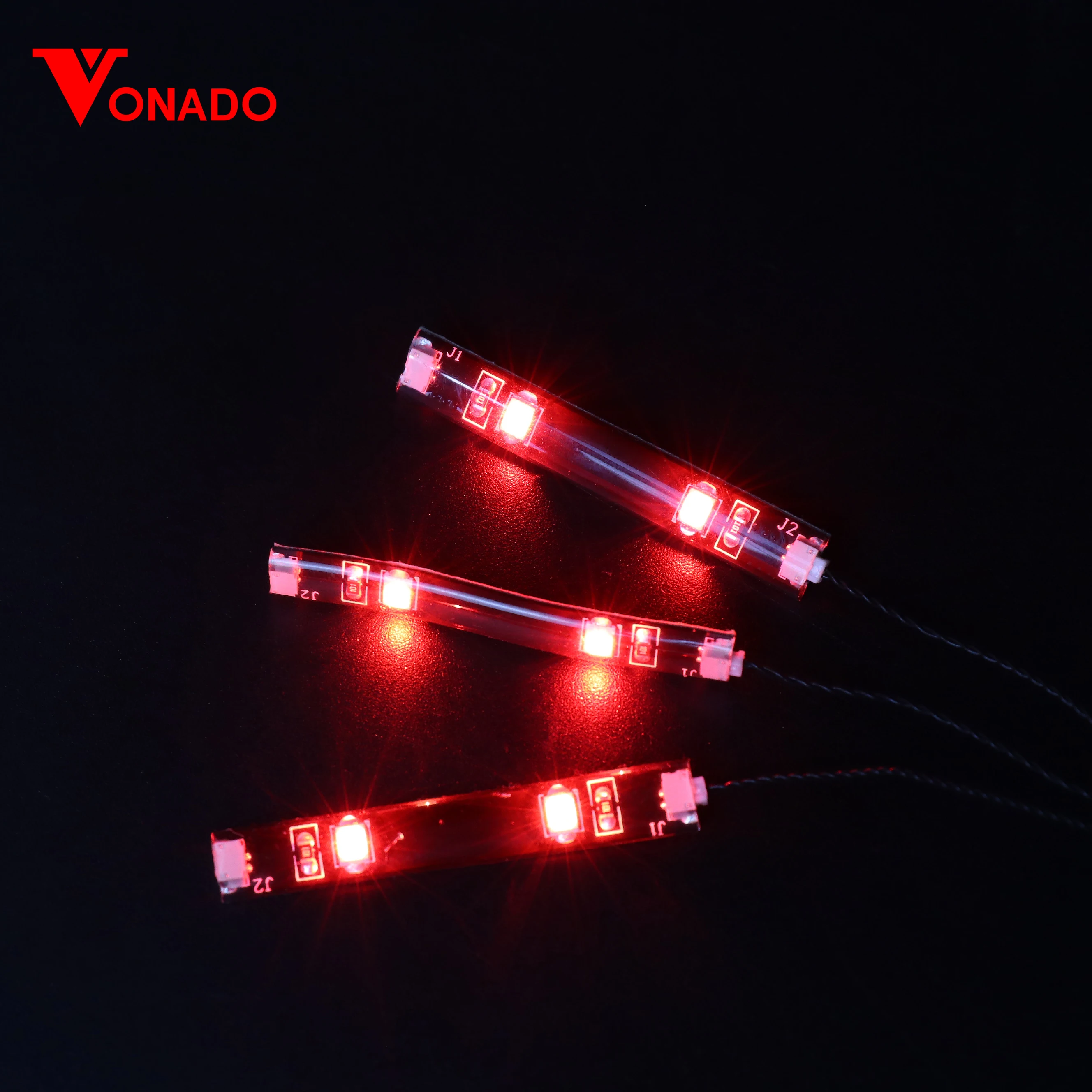 Vonado LED ชุดไฟตัดหมอกสำหรับ DIY บล็อกตัวต่อรุ่นที่มีสีสัน Strip ไฟกาว