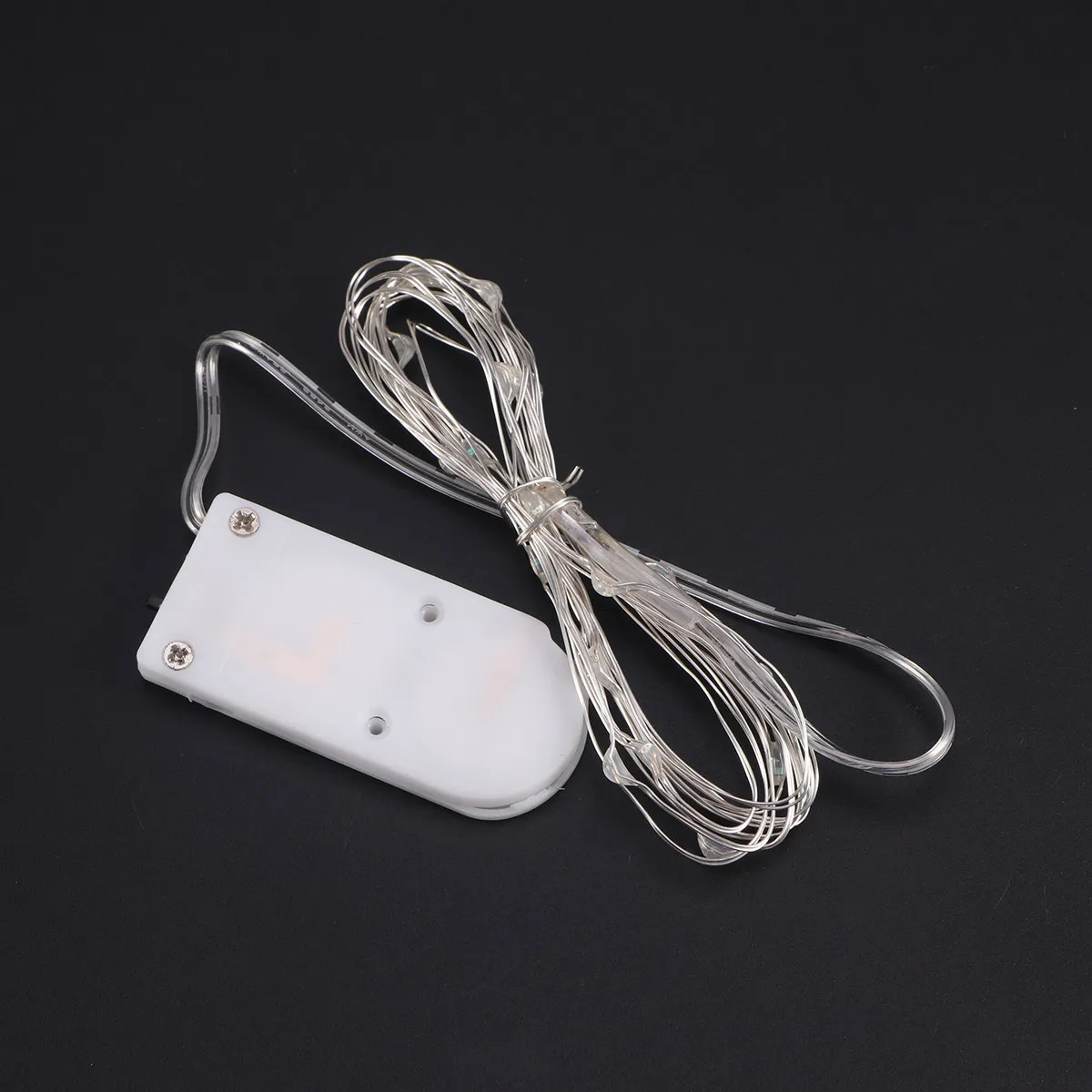 

20Pcs Warm White LED String Lights 2M Heart Shaped Copper Rope Lights Waterproof for Bedroom Holiday Party Garden Decoration