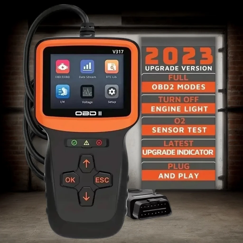 

Инструмент OBDII V317 для мотоциклов и автомобилей: 10 000 DTC Библиотека