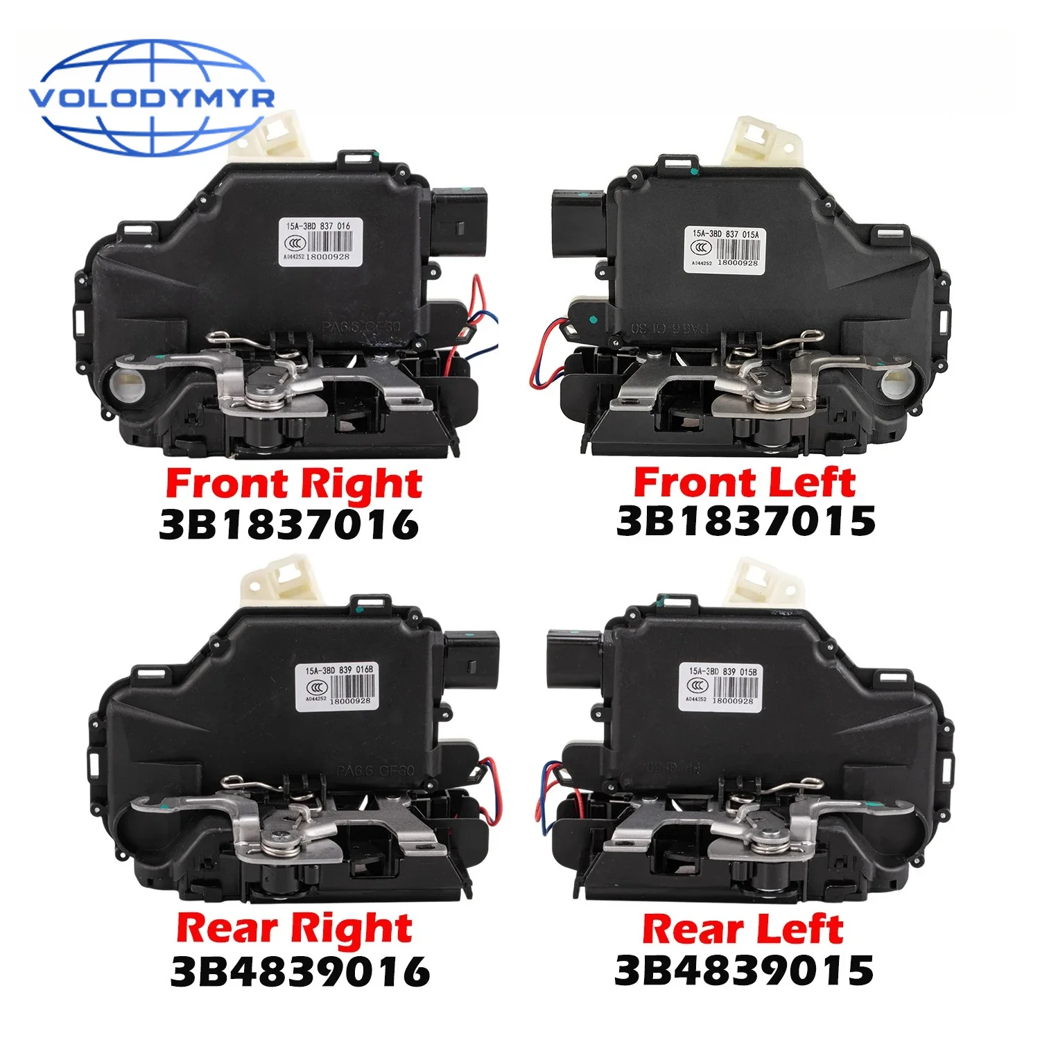 3BD837016,3BD837015,3BD839016B,3BD839015B OEM Front Rear Left Right Door Lock Actuator For VW Beetle,Golf Mk4,Passat B5