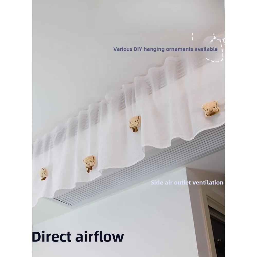 

Защитная решетка-дефлектор Fly Blue Valley для центрального кондиционера, предотвращающая прямое обдувание, тканевая, направляющая воздушный поток