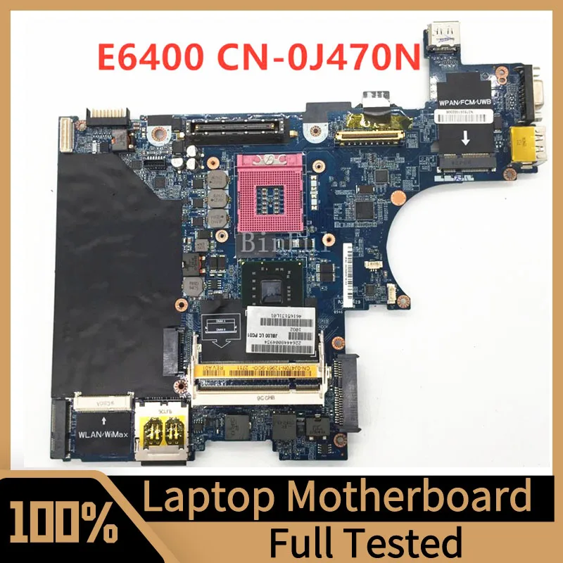 

CN-0J470N 0J470N J470N Mainboard For Dell E6400 Laptop Motherboard JBL00 LA-3805P SLB94 GM45 100% Full Tested Working Well