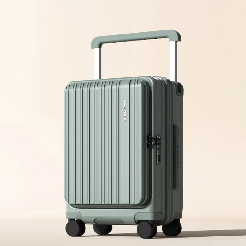 

Крышка с боковым отверстием для багажа, широкая тележка, чемодан для мужчин и женщин, расширяемый 20-30 дюймов, большая вместимость, ручной чемодан, посадочный чемодан