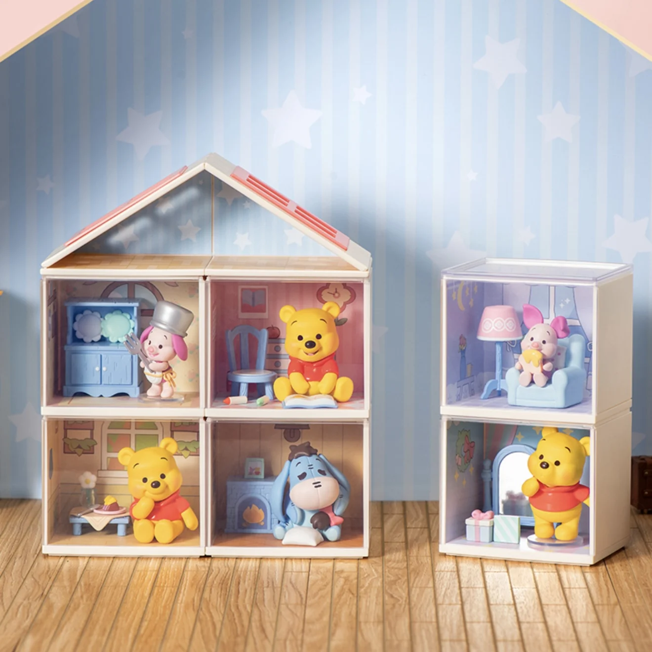 

Disney Winnie Staying At Home Time Series Blind Box Toys Mystery Box Action Figure Surprise Model Gift Toy Gift Genuine