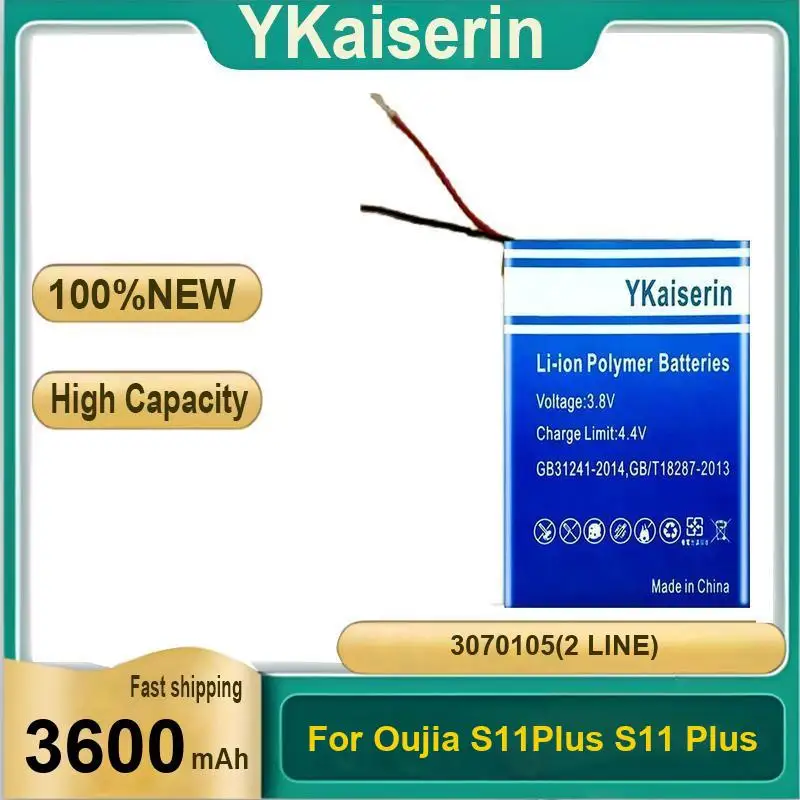 

3600Mah Mobile Phone Battery Reliable Power 3070105 2 Line Robust For Oujia S11plus S11 Plus