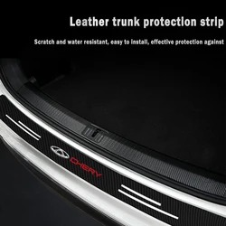 Car Tail Trunk Rear Bumper Protecor Sticker Car Door Sill Guard Decal for Chery Tiggo 2 3 4 5 7 Pro Arrizo EQ7 Protection Strip