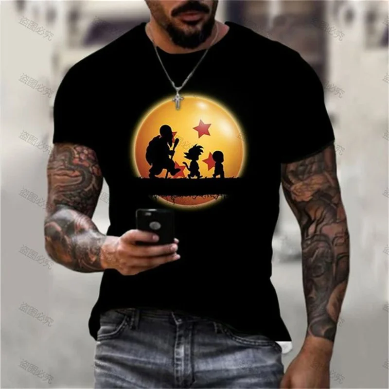 

Dragon Ball T-shirt Boys Clothes Girls Super Men T-Shirt Goku Women Super Saiyan Anime Sportswear Tee