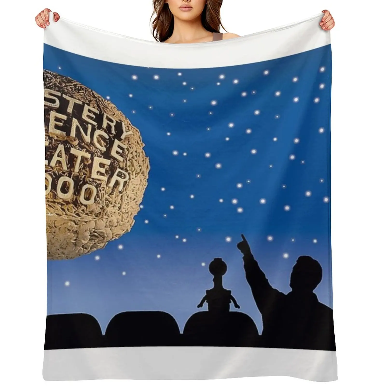 MST3K - Mystery Science Theater 3000 logo Throw Blanket sofa bed Warm Bed Extra Large Throw Blankets