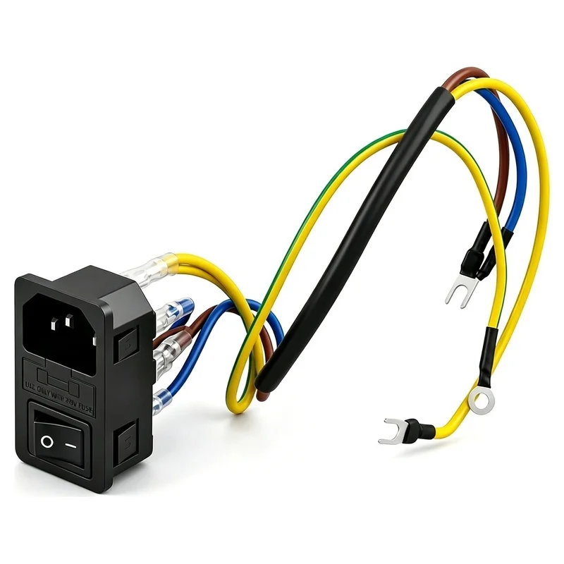 DT21 Power Switch Assembly for Bambu Lab A2L 3D Printer Integrated Switch Socket Replacement Parts
