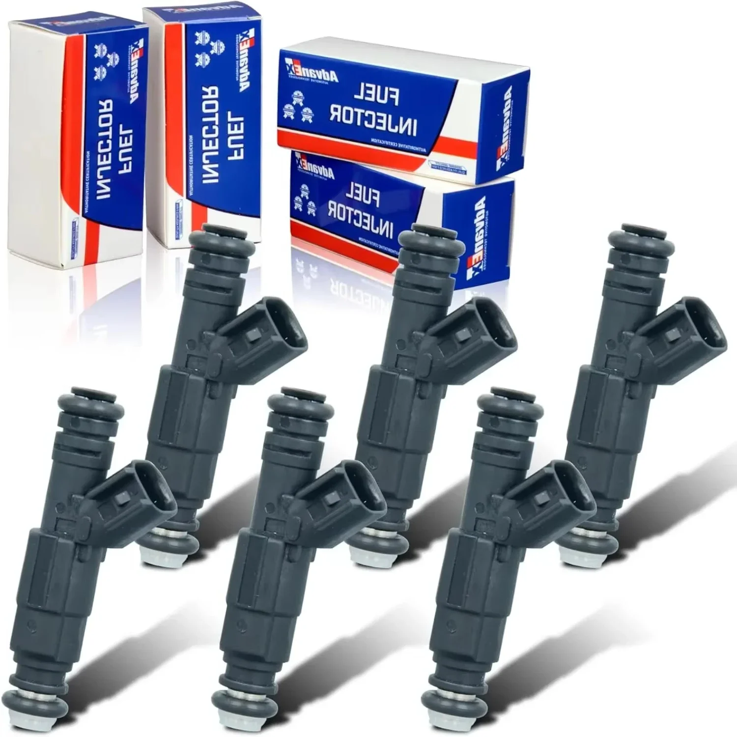 6PCS 0280155784  FJ570  Fuel Injectors 4-holes Compatible For  Jeep Cheroee 4.0L I6,  Jeep Grand Cherokee/TJ/Wrangler