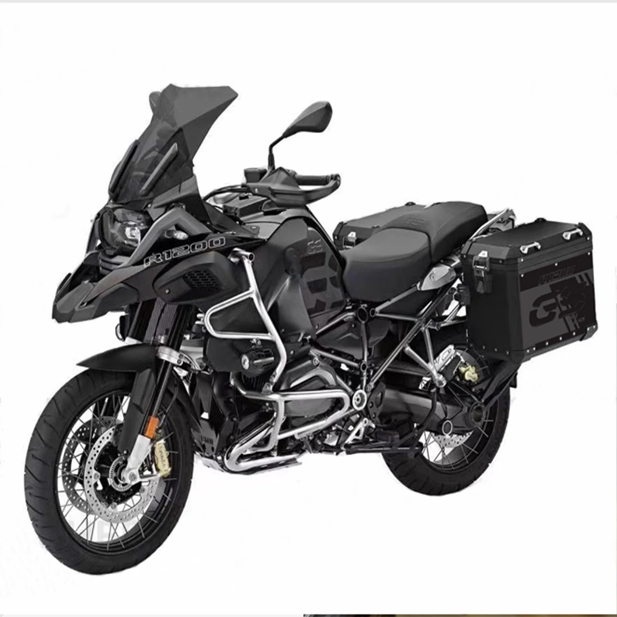 

R1250 GS R1250GS Приключения мотоцикла из алюминиевого сплава, наклейка в коробке, тройные черные боковые наклейки для R 1250 GS ADV 2004-2024