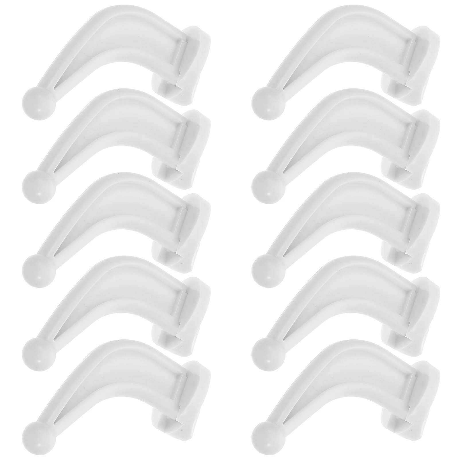 

10PCS Radiator Coat No Damage Plastic Towel Hooks Guest Holder Backpack Hanger Purse Hooks Bath Kitchen Office Hotel