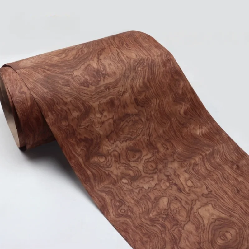 

Natural Wide Figured Rosewood Veneer with Burl Patterns for Piano Guitar DIY Car Interior Furniture Panels Veneer L:250X36cm