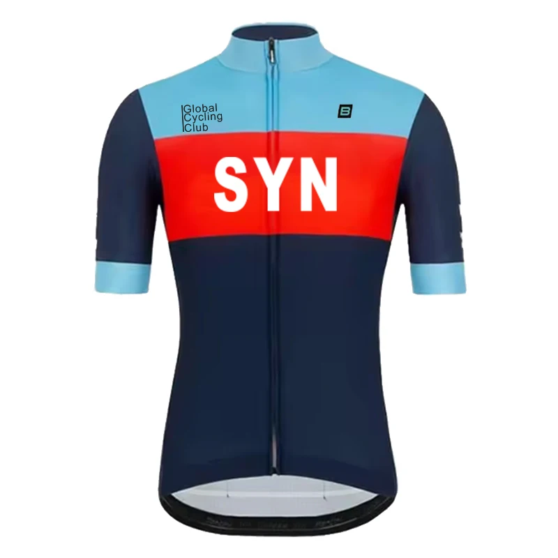 

Cycling Jersey Breathable SYN Team Summer Cycling Clothes High Quality MTB Road Bicycle Clothing High Elastic Men Bike Shirts