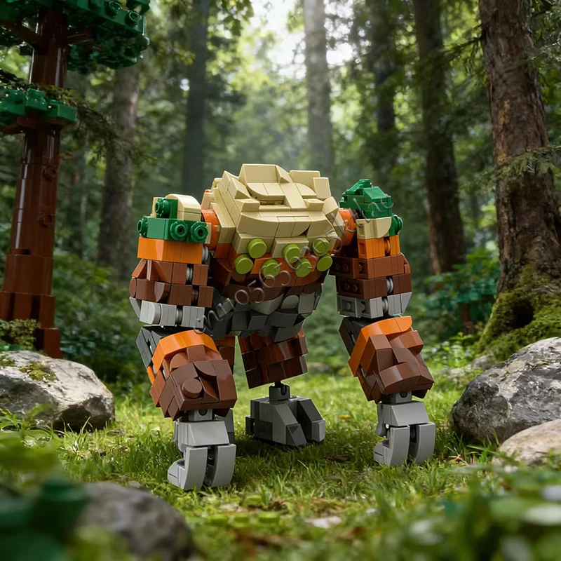 660 PCS Série de Personagens de Jogos Populares Quake Lord MOC Blocos de Construção Modulares Personalizáveis Brinquedo Criativo DIY para Meninos Presente de Aniversário