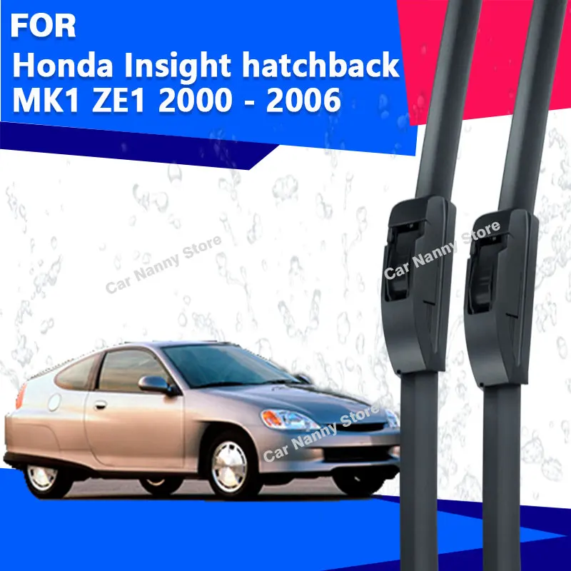 

Щетки лобового стекла для Honda Insight хэтчбек MK1 ZE1 2000-2006, автомобильные дворники, резиновая полоса, мягкая резина