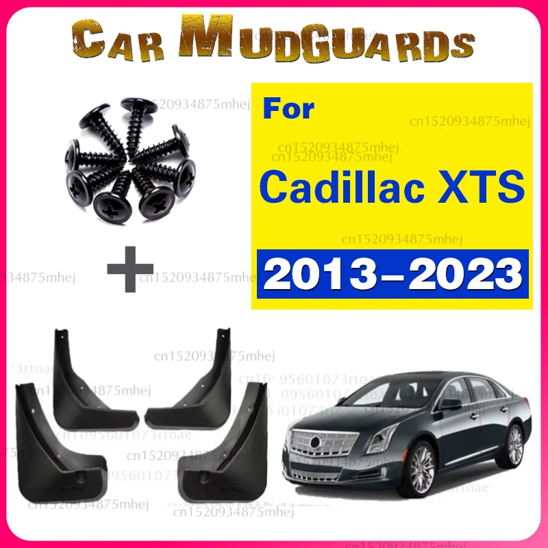 For Cadillac XTS 2013~2023 Perodua Road Guards Mudflap Mudguards Splash Goods Accessories 2014 2015 2016 Car Fender Mud Flaps