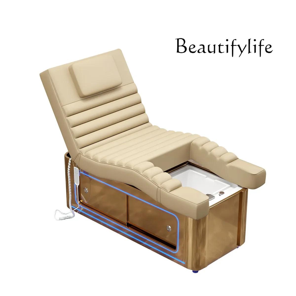 Electric beauty bed Beauty Spa shop Massage foot massage integrated bed Massage eyelash manicure chair