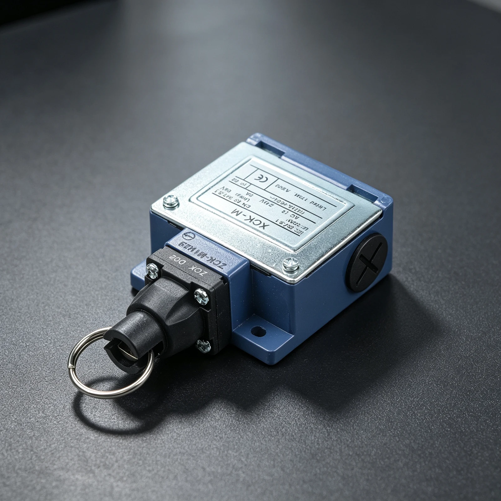 Industrial Safety Pull Cord Switch for xck MR202 Rated 220V 3A with Clear Visual Indication for Operational Status Monitoring