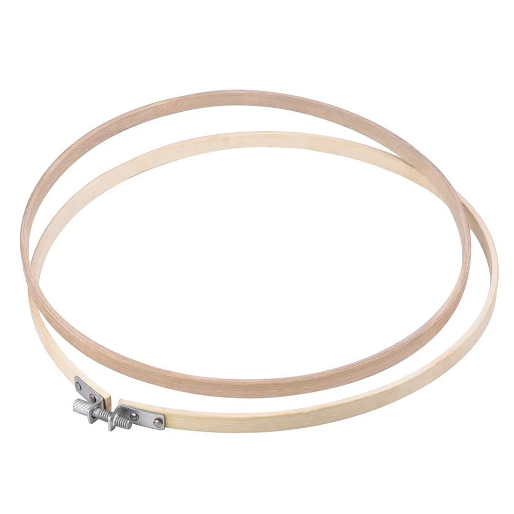 

8Inch Bamboo Embroidery Hoop Stitch Ring For Cross Stitch Craft Wood Frame Diy Needlework Fabric Painting Art Project