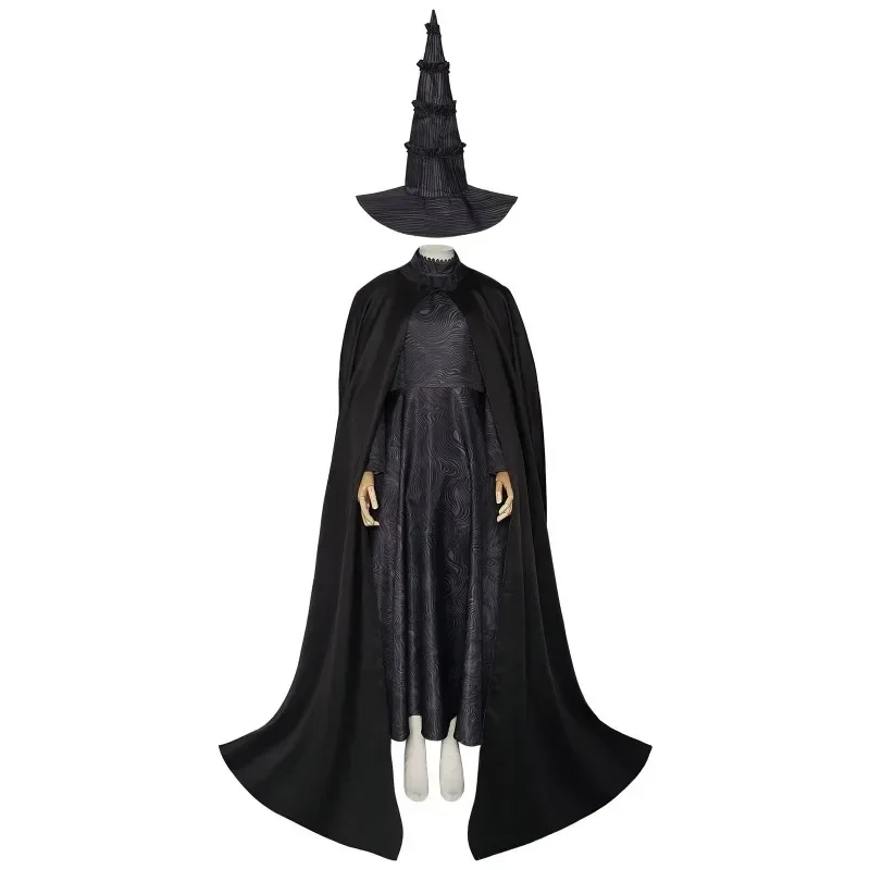 Wicked Cosplay Costume Glinda Elphaba Clothes Gotic Movie Party Role-playing Witches cosplay clothing full set hat 2024New magic