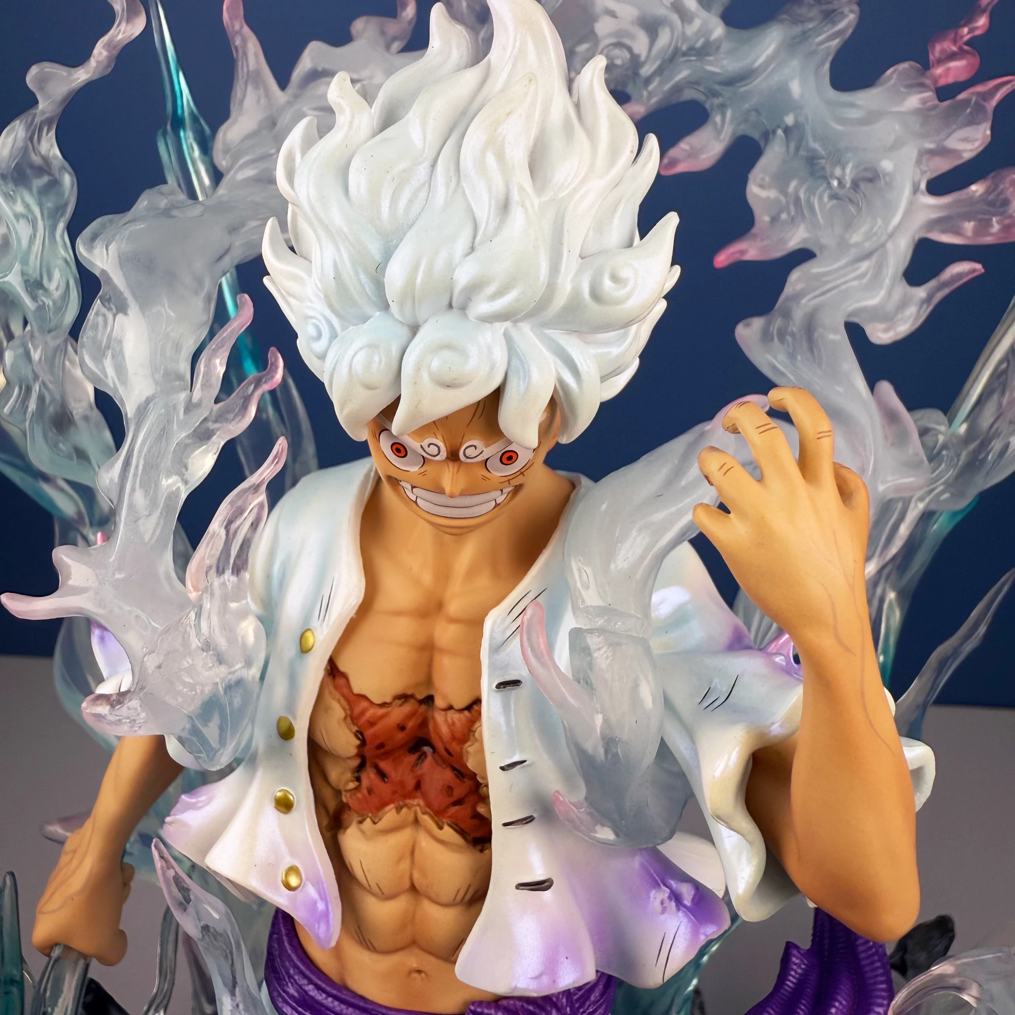 30cm JT One Piece Luffy Anime Figure Nika Luffy Force Max Statue Model Action Figurine PVC Desk Decor Figma Collection Toy Gifts - view 5