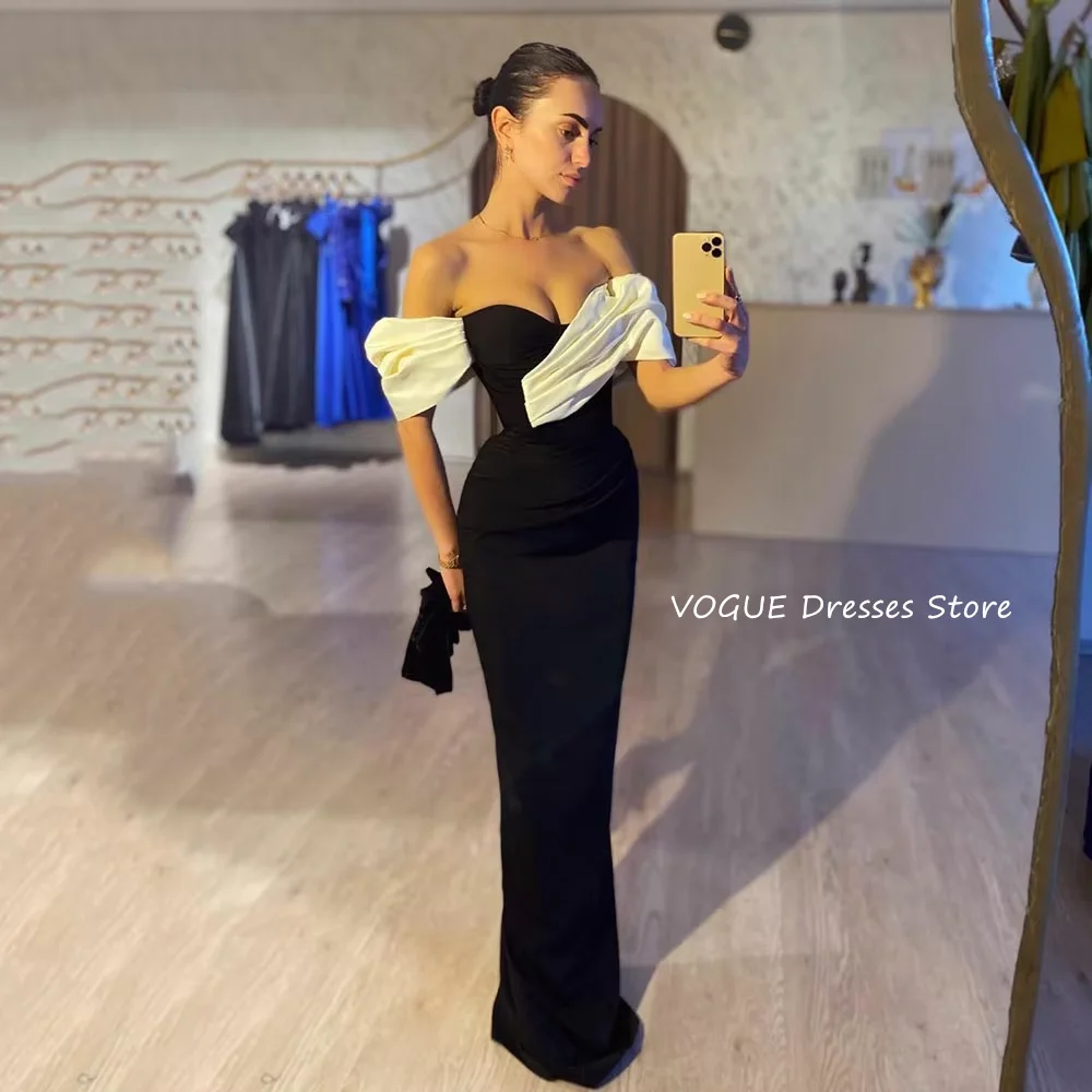 

Fashion Color Blocking Mermaid Prom Dresses for Women Off the Shoulder Birthday Dress Women 2024 Party Dress Special Evens