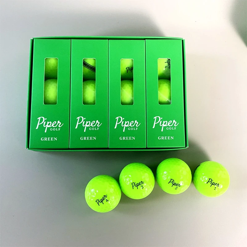 Double Saline Golf Balls, Green Game Balls, Downfield Balls, More Consistency, More Distance Box of 12 Balls