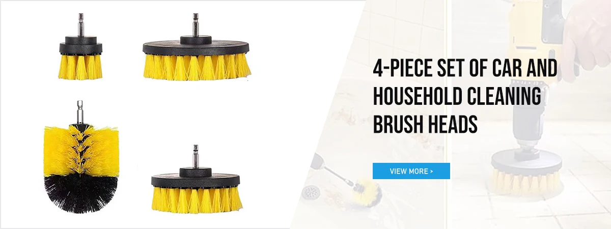 Cross-Border Electric Cleaning Tool Brush PP Plastic Electric for Drill Brush Head Suitable Tile Scouring Pad Floor Cleaning