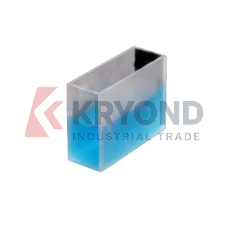 Quartz Lovibond Cuvette 50.8mm Light Path Liquid Sample Cell Glass Absorption for Comparative Chromometer 1/PK Laboratory Use