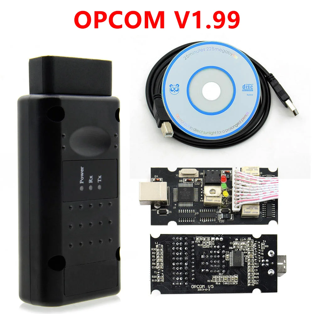 Newest OPCOM V1.99 OBD2 Scanner Car Fault Tester Check Engine Adapter Car Diagnostic Tool for Opel Car Models