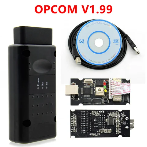 OPCOM V1.99 OBD2 Сканер Автомобильный Диагностический Инструмент Для Моделей Opel Адаптивность Двигателя Инструмент Для Устра...