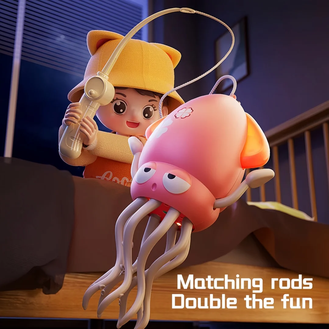 Fun Dancing Octopus, Magic Musical Squid with Light-Up Crawling Moves