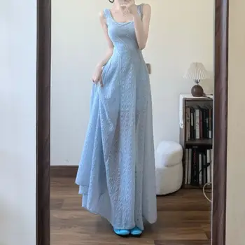 10 best sales długa niebieska sukienka - №9