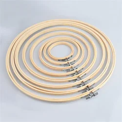10pcs/Lot Dia 3-8inch Round Embroidery Hoops Wooden Beech Cross Stitch frame Hoops Craft Embroidery Tools (9 size options)